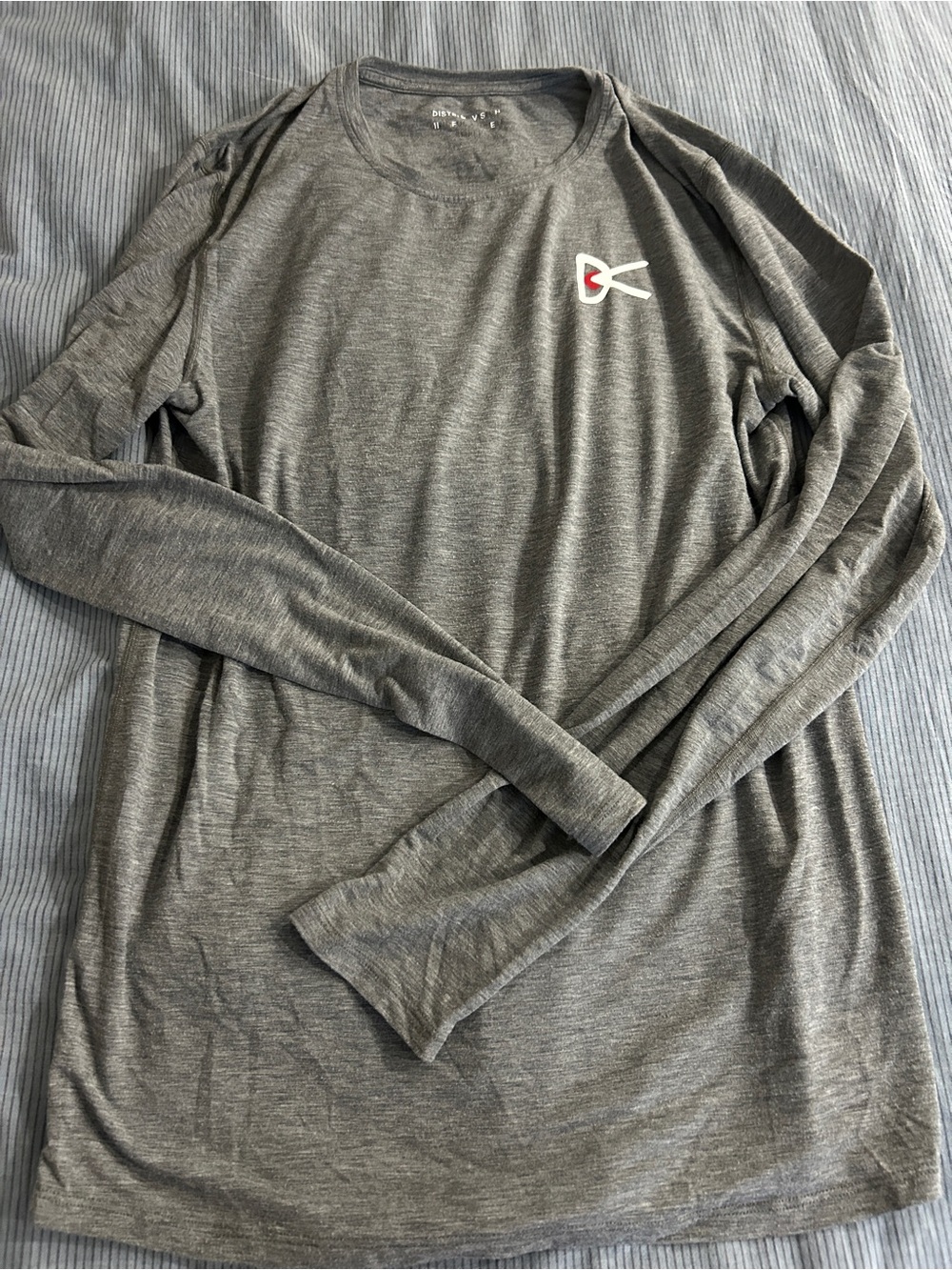 District Vision Grey Long-Sleeve Shirt